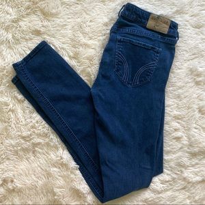 Hollister Dark Wash Super Skinny Jeans size 5